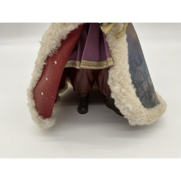 Thomas Kinkade Old World "Christmas Journey's End" 8" Santa Claus Figurine [B17] - Picture 5 of 16